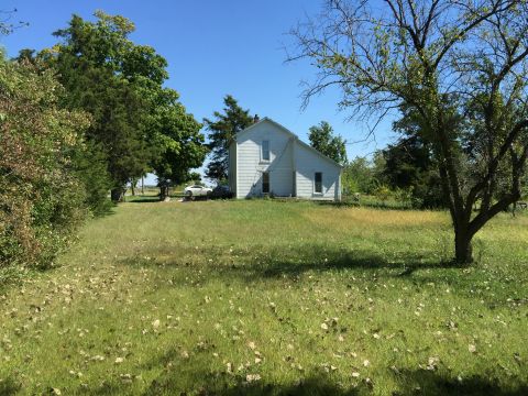 Sideview of house on 30 Acre farm