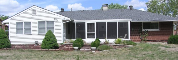 Rear View of Home