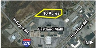 10 Acres Commercial / Residential Development Land Adjacent to Eastland Shopping Mall, Live, On-Site, $30,000.00 Minimum Bid, Real Estate Auction