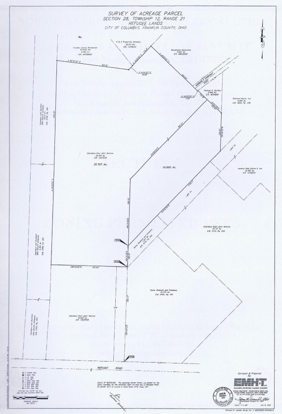 Survey of the Subject 10 Acre Parcel of Land For Sale