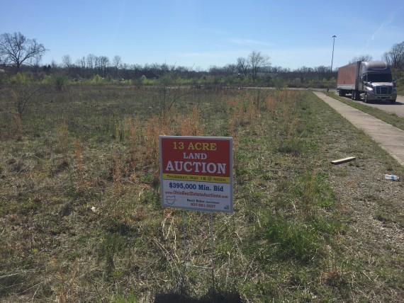 On the property facing West