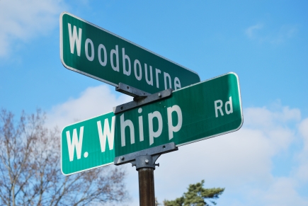 Corner of W. Whipp and Woodbourne