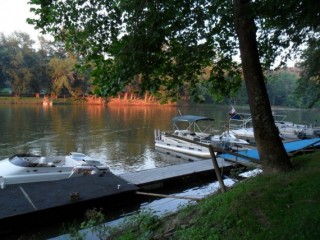 Campground in Morgan Co. on the Muskingum River