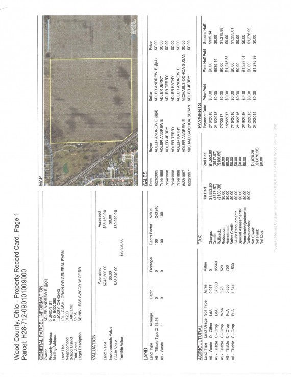 Past Real Estate Auction 29758 Lemoyne Rd