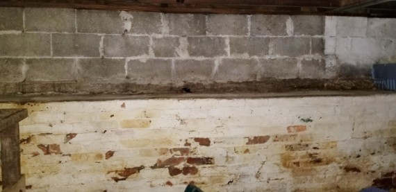 Full Brick & Concrete Wall Foundation Basement