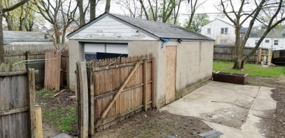 One Car Concrete Block Garage