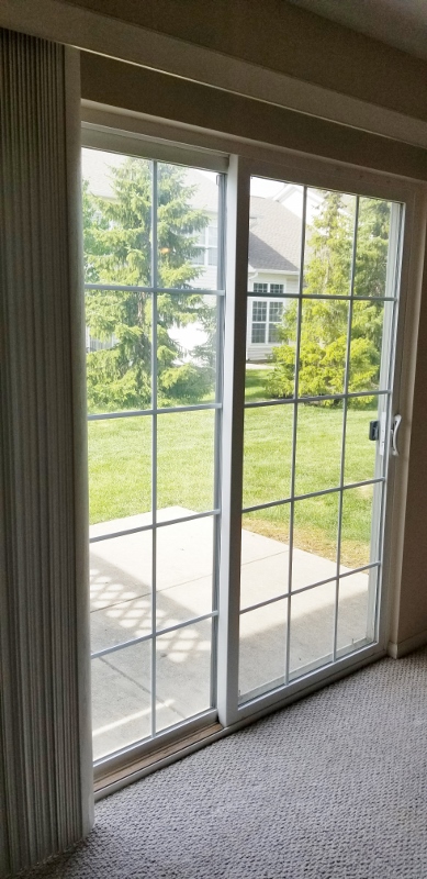 Dining Room Sliding Glass Door Leading To The Patio