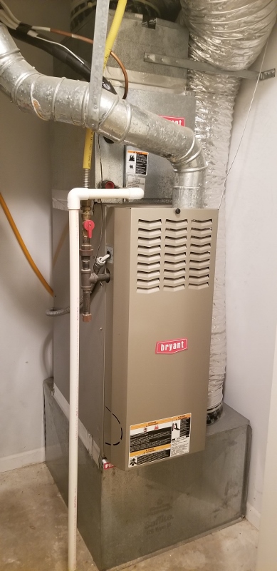 First Floor Central HVAC System Utility Room