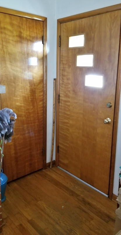 Front Door Inside & Closet Door
