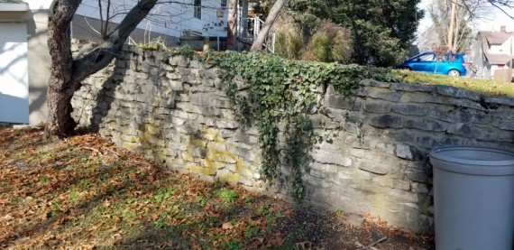 Front Yard Rock Retaining Wall