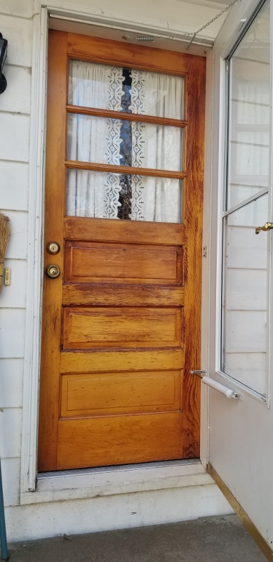 Back Porch Original 1960's Retro MCM Door