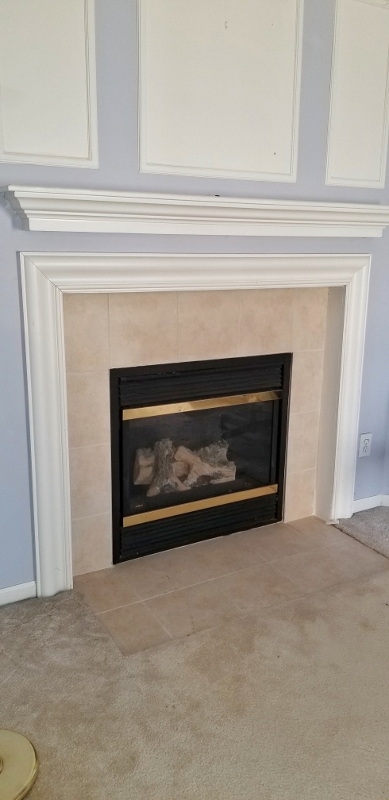 Living Room Gas Fireplace