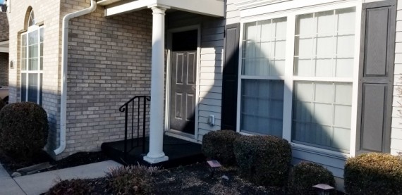 Covered Front Porch Entrance