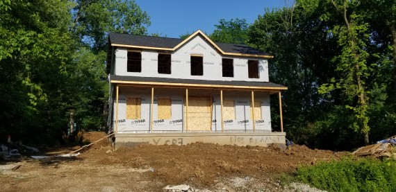 NOT FOR SALE. New Construction House Being Built Next Door