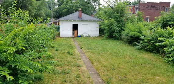 Fenced Back Yard & Two Car Detached Garage