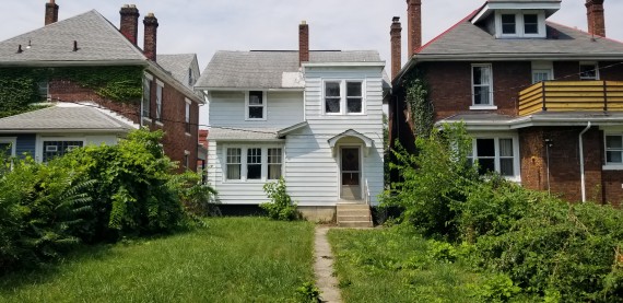 Back View House & Back Yard