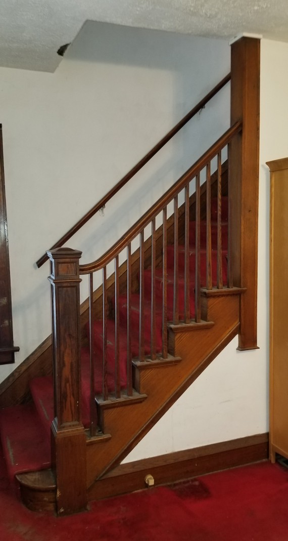 Living Room Upstairs Staircase