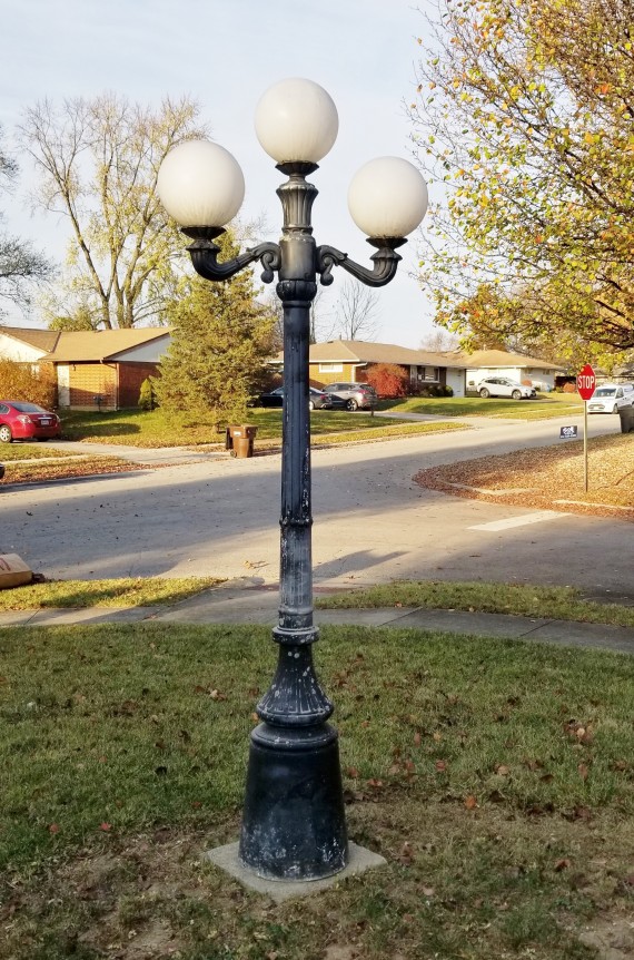 Front Light Post