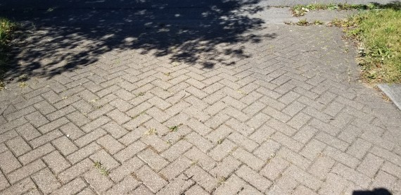 Paver Stone, Half Circle, Front Driveway