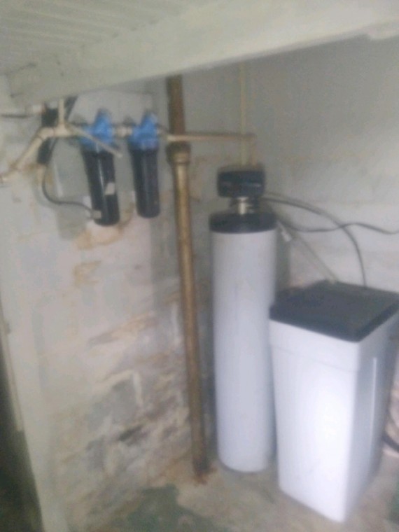 Private well water softener and filters.