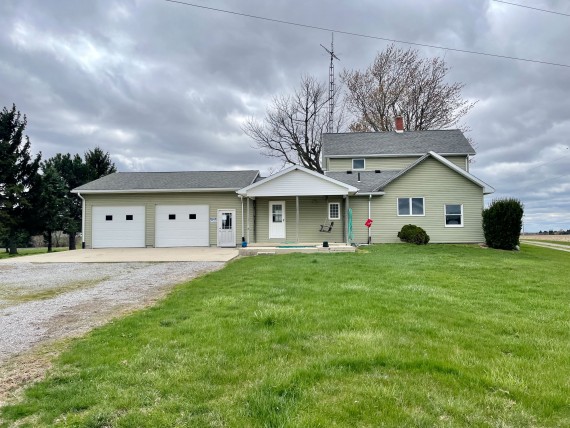 Back View of house & garage