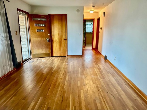 Huge First Floor Living Room, Fireplace, Original Hardwood Floors