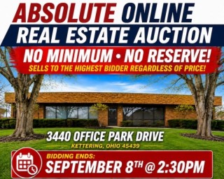 ABSOLUTE AUCTION ~ 3440 Office Park Dr, Kettering, OH 45439