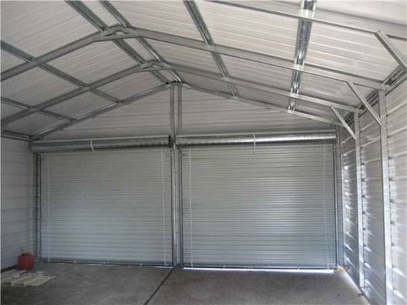 The 20 x 26 portable all metal storage building IS NOT included in the sale of the Real Estate. The 20 x 26 portable all metal storage building sells separately.