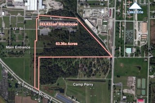 Absolute Auction of 243,432 SF Industrial Warehouse on 63 Acres in Port Clinton