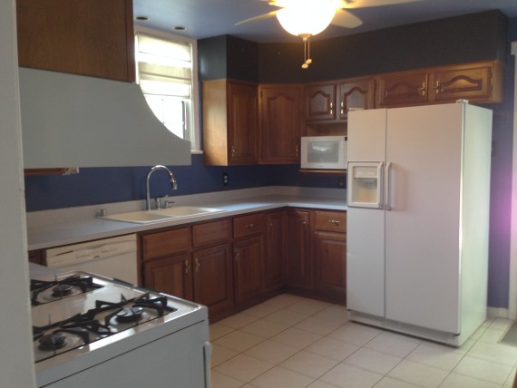 Appliances stay in the spacious kitchen!