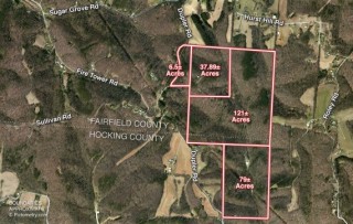 244.39 Wooded Acres in Hocking and Fairfield Co.