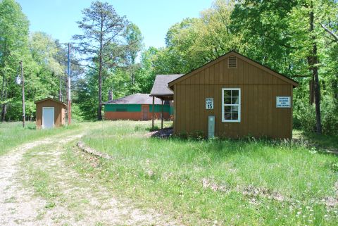 Cabin and dining hall